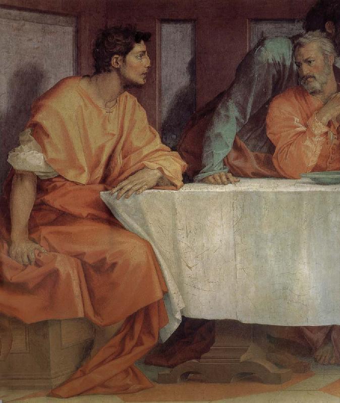 Andrea del Sarto A Part of last supper Germany oil painting art